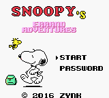 Snoopy's Errand Adventures (English Translation)